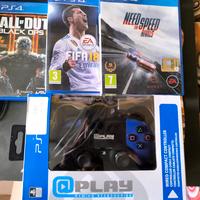 GIOCHI PS4 + CONTROLLER