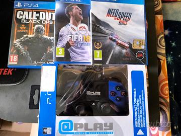 GIOCHI PS4 + CONTROLLER