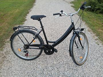 City bike donna da 26 acciaio 6 marce Nera
