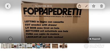 Lettino Foppapedretti