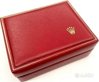 Scatola Rolex in Pelle + Cuscinetto - Vintage