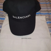 Cappellino Balenciaga unisex nero hat con dustbag