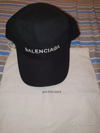 Cappellino Balenciaga unisex nero hat con dustbag