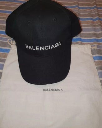 Cappellino Balenciaga unisex nero hat con dustbag