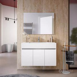 Mobile bagno Cuki Bianco opaco cm.100