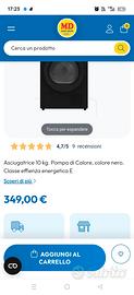 asciugatrice 8 mesi di vita 