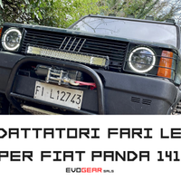 Adattatori Fari LED Rotondi per Fiat Panda 141