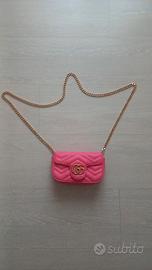 borsetta fucsia donna 