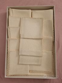 Tovaglia tessuta a mano in lino 12 persone