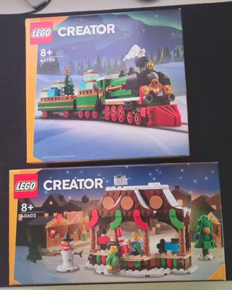 LEGO Treno Natale 40700 + Mercatino 40602