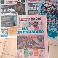 Giornali napoli campione