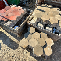 Cementine esagonali decorative d'epoca '900