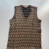 Gilet senza maniche oro, tg. S donna