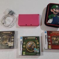 Nintendo 3ds XL rosa + 3 giochi