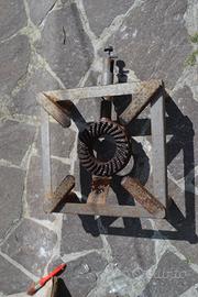 treppiede a gas con caldaio in rame