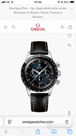 Orologio omega first in the space