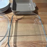 Prezzo x Set Teglie/Pirofile ceramica e vetro