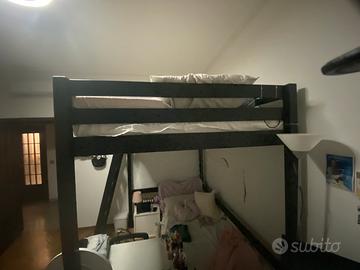 Letto ikea matrimoniale rialzato