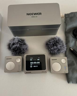 Microfono Wireless NEEWER CM31 memoria interna