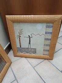 quadro decorativo casa cornice legno