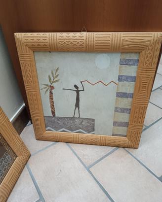 quadro decorativo casa cornice legno