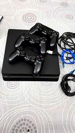 PS4 Slim 500GB + 2Controller Originali FUNZIONANTI