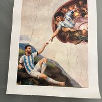 Quadro con stampa  Maradona