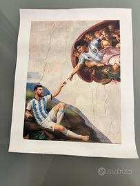 Quadro con stampa  Maradona