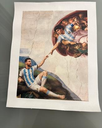 Quadro con stampa  Maradona