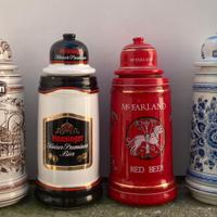 Vintage ceramica birra lampada