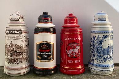 Vintage ceramica birra lampada