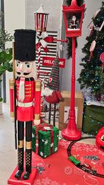 Schiaccianoci di Natale 180cm o 150cm in Legno 
