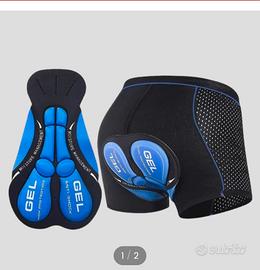 pantaloncini ciclismo gel misura l