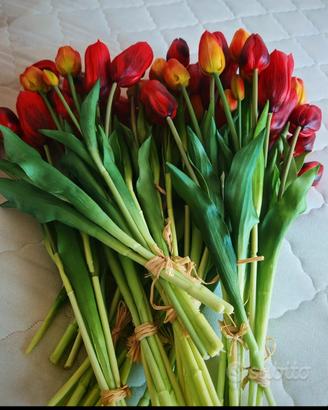 fiori pvc lattice realistici tulipani