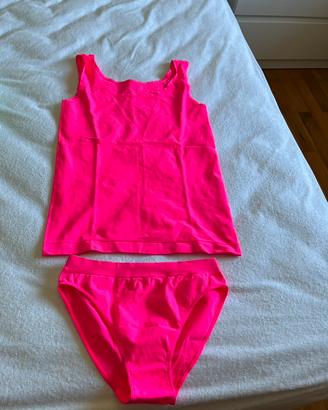 Completo rosa fluo