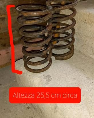 Coppia molle Fiat  600 d epoca