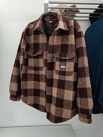 Giacca Camicia Tommy Jeans Fleece Sherpa a Quadri 