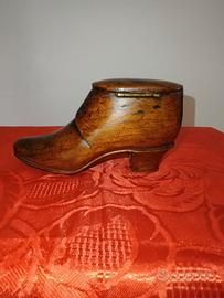 Tabacchiera in legno vintage