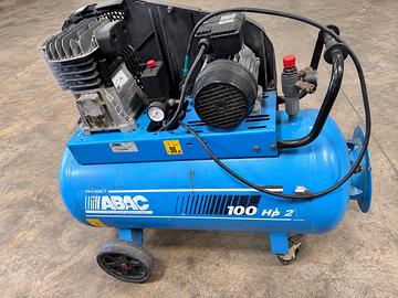 Compressore aria ABAC 100 litri 2 HP a cinghia