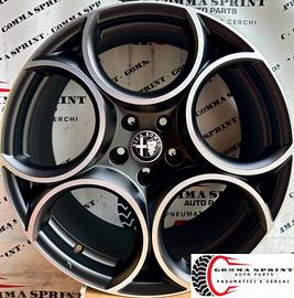 4 CERCHI IN LEGA ORIG RAGGIO 19 ALFA ROMEO STELVIO