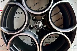 4 CERCHI IN LEGA ORIG RAGGIO 19 ALFA ROMEO STELVIO