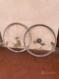 Coppia di ruote per bicicletta da corsa