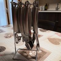 set per cucina acciaio