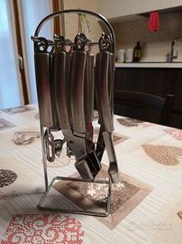 set per cucina acciaio