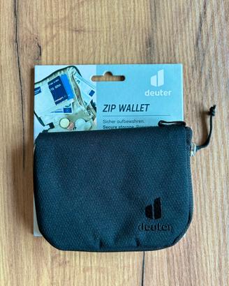 Portafoglio Zip Wallet Deuter nero