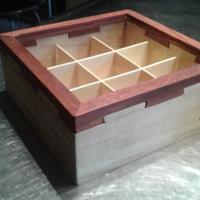 Scatola porta the in legno