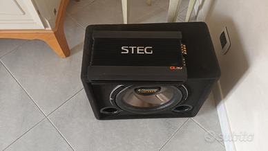 amplificatore + subwoofer x auto