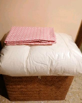 Piumino cottone+federa 100% cottone 95x135cm