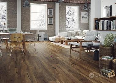 Maxidoga Parquet Prefinito in Rovere Anticato Noce