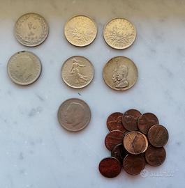Moneta Francia Germania Marocco Usa Spagn